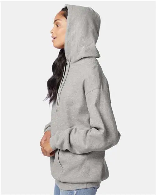 Hanes P170 Ecosmart® Hooded Sweatshirt - Light Steel