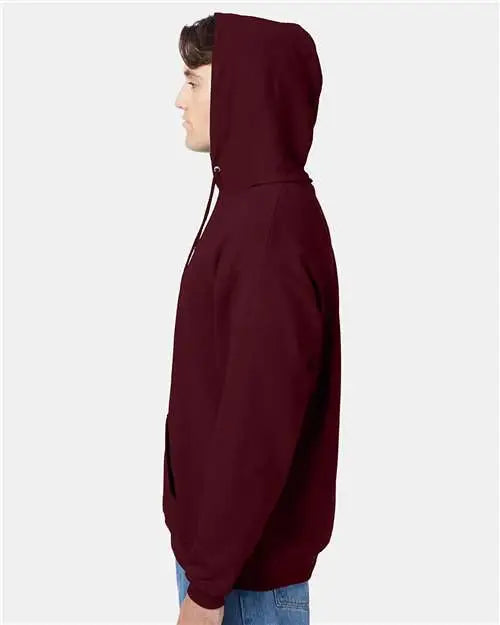 Hanes P170 Ecosmart® Hooded Sweatshirt - Maroon