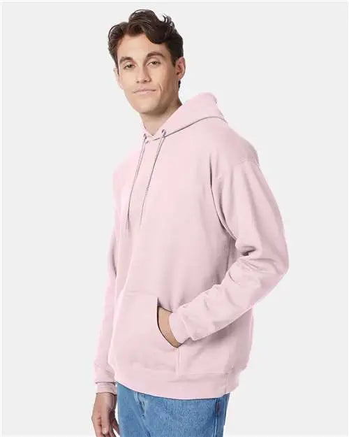 Hanes P170 Ecosmart® Hooded Sweatshirt - Pale Pink