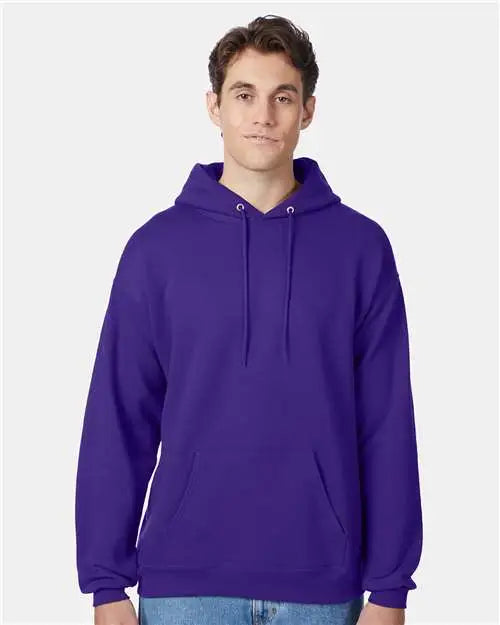 Hanes P170 Ecosmart® Hooded Sweatshirt - Purple