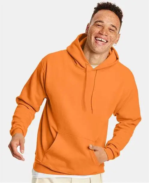 Hanes P170 Ecosmart® Hooded Sweatshirt - Tennessee Orange