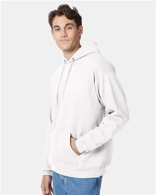 Hanes P170 Ecosmart® Hooded Sweatshirt - White