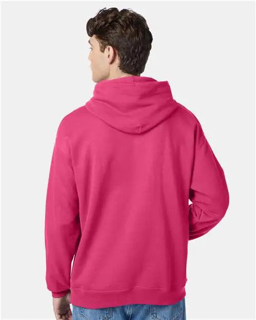 Hanes P170 Ecosmart® Hooded Sweatshirt - Wow Pink