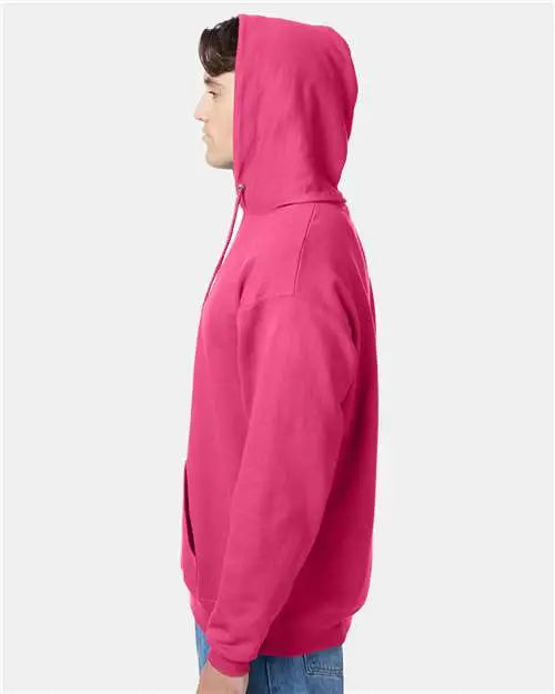 Hanes P170 Ecosmart® Hooded Sweatshirt - Wow Pink
