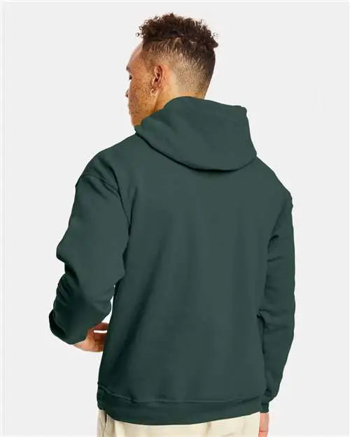 Hanes P170 Ecosmartâ Hooded Sweatshirt - Athletic Dark Green