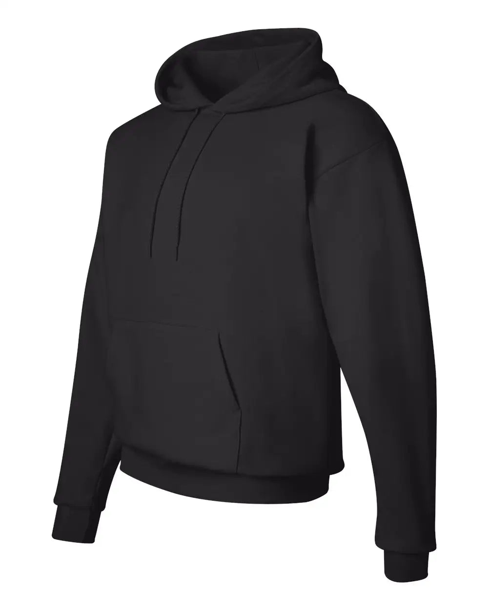 Hanes P170 Ecosmartâ Hooded Sweatshirt - Black