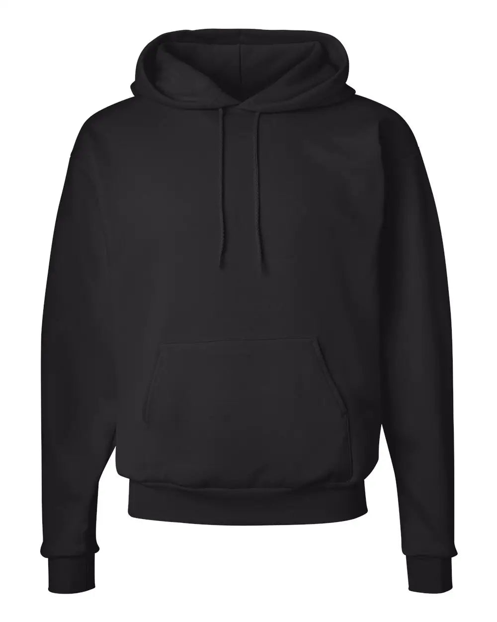 Hanes P170 Ecosmartâ Hooded Sweatshirt - Black