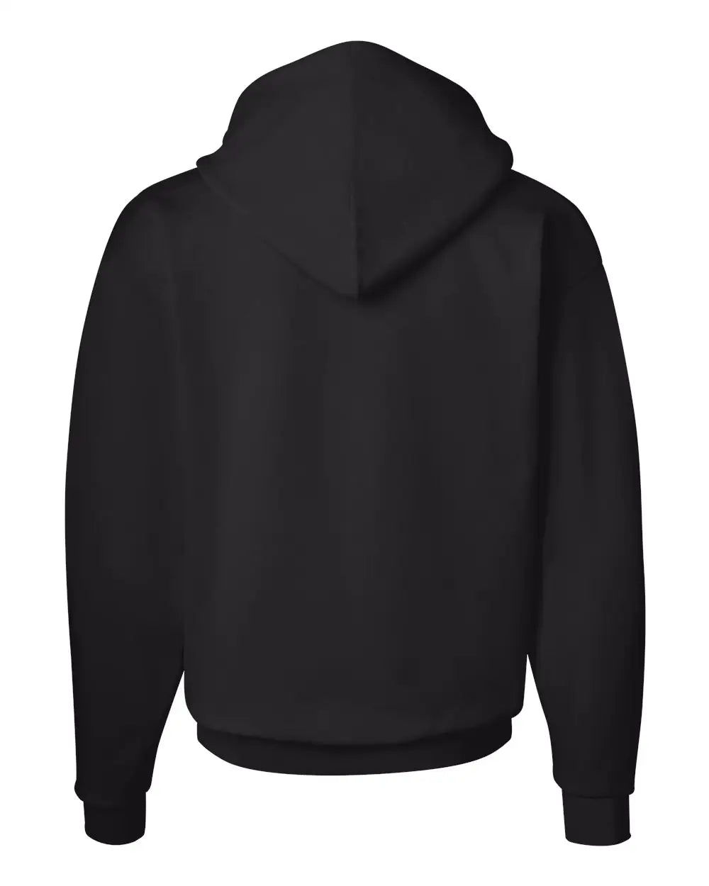 Hanes P170 Ecosmartâ Hooded Sweatshirt - Black