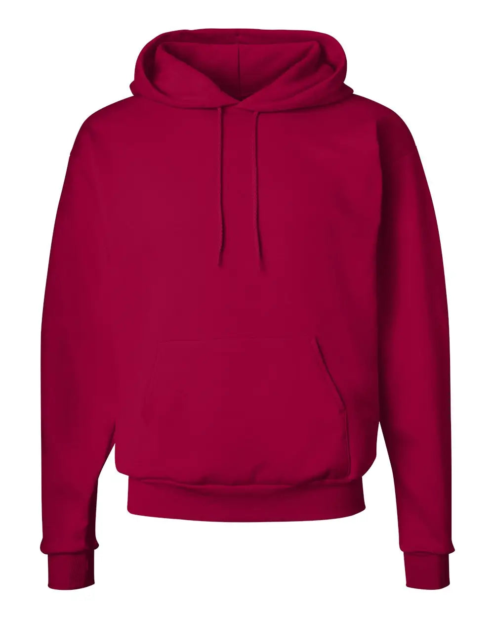 Hanes P170 Ecosmartâ Hooded Sweatshirt - Deep Red