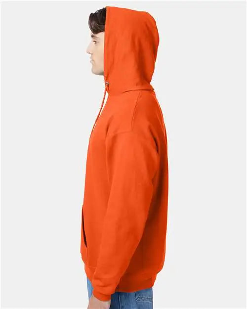 Hanes P170 Ecosmartâ Hooded Sweatshirt - Orange