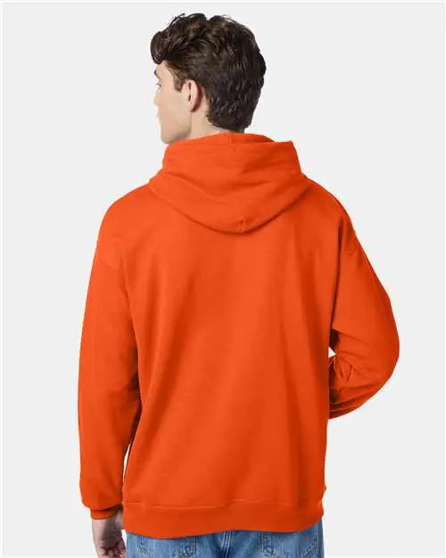 Hanes P170 Ecosmartâ Hooded Sweatshirt - Orange