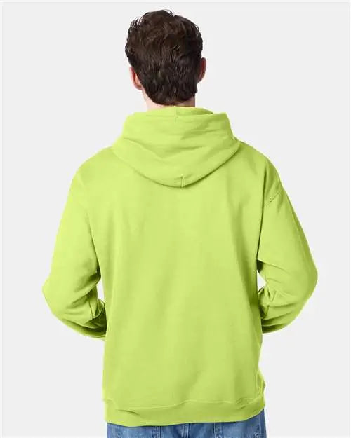 Hanes P170 Ecosmartâ Hooded Sweatshirt - Safety Green