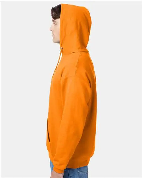 Hanes P170 Ecosmartâ Hooded Sweatshirt - Safety Orange
