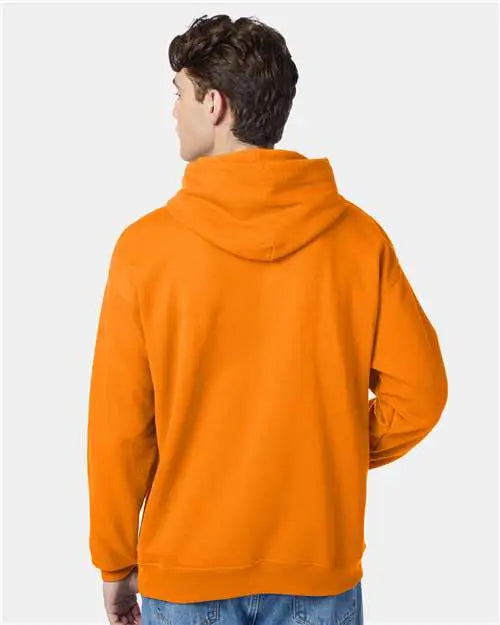 Hanes P170 Ecosmartâ Hooded Sweatshirt - Safety Orange