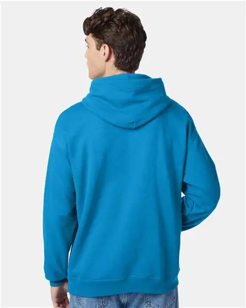 Hanes P170 Ecosmartâ Hooded Sweatshirt - Teal