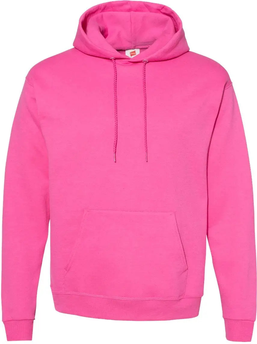 Hanes P170 Ecosmartâ Hooded Sweatshirt - Wow Pink