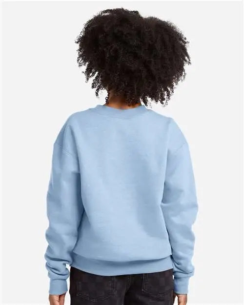 Hanes P360 Ecosmart® Youth Crewneck Sweatshirt - Light Blue