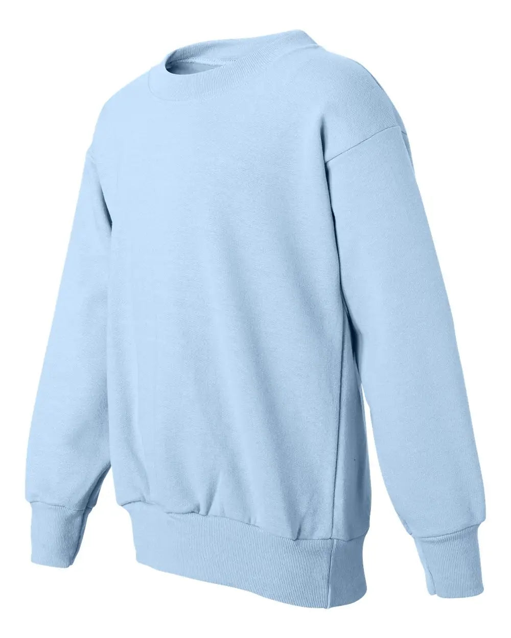 Hanes P360 Ecosmart® Youth Crewneck Sweatshirt - Light Blue - Xs