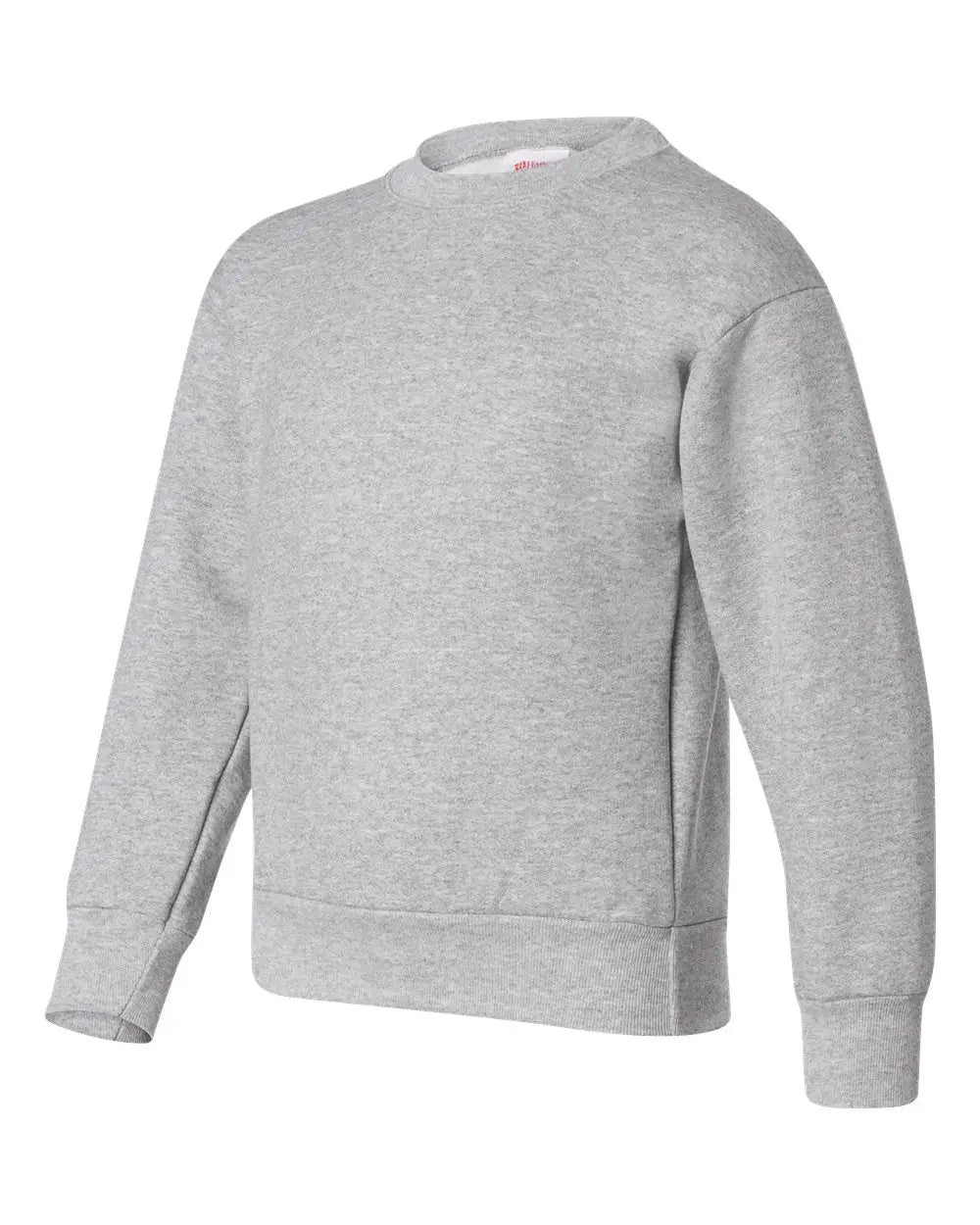 Hanes P360 Ecosmart® Youth Crewneck Sweatshirt - Light Steel - Gray / Xs
