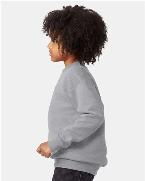 Hanes P360 Ecosmart® Youth Crewneck Sweatshirt - Light Steel