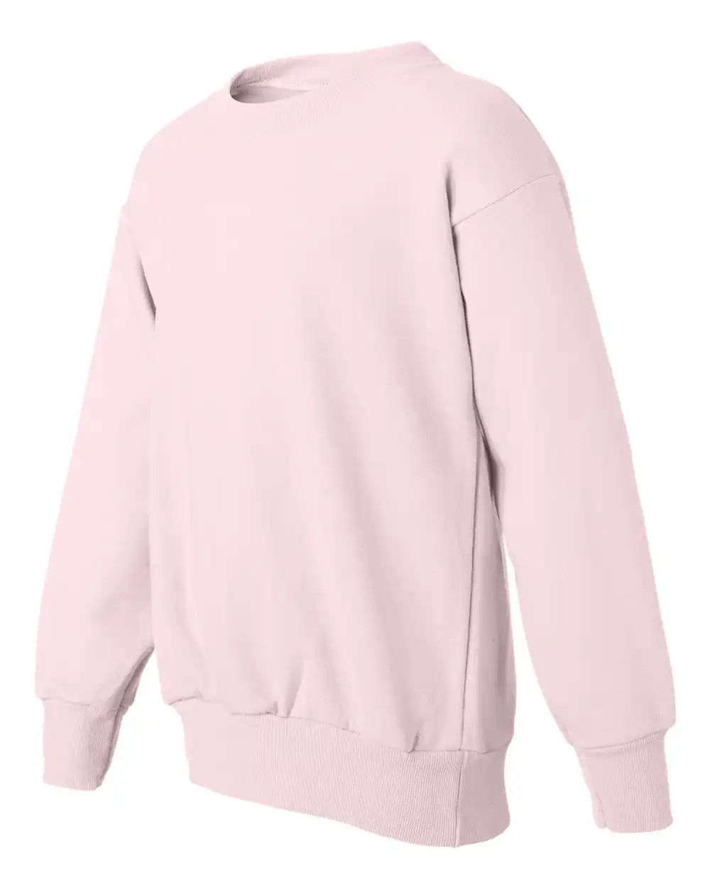 Hanes P360 Ecosmart® Youth Crewneck Sweatshirt - Pale Pink - Xs
