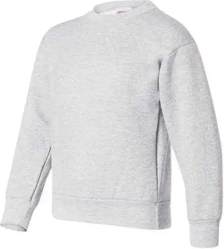 Hanes P360 Ecosmart Youth Crewneck Sweatshirt Ash