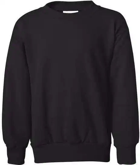 Hanes P360 Ecosmart Youth Crewneck Sweatshirt Black