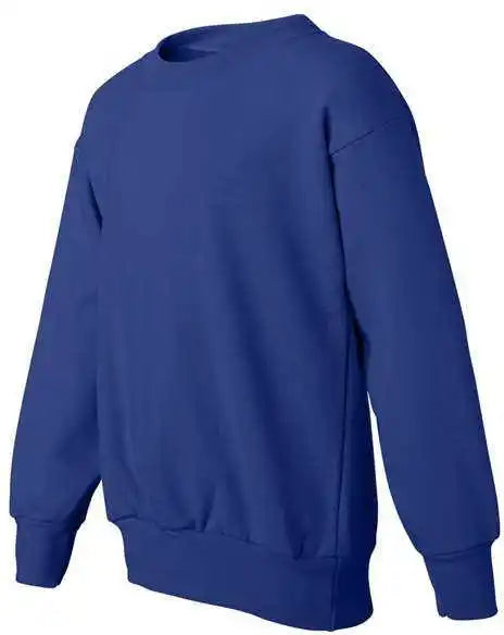 Hanes P360 Ecosmart Youth Crewneck Sweatshirt Deep Royal