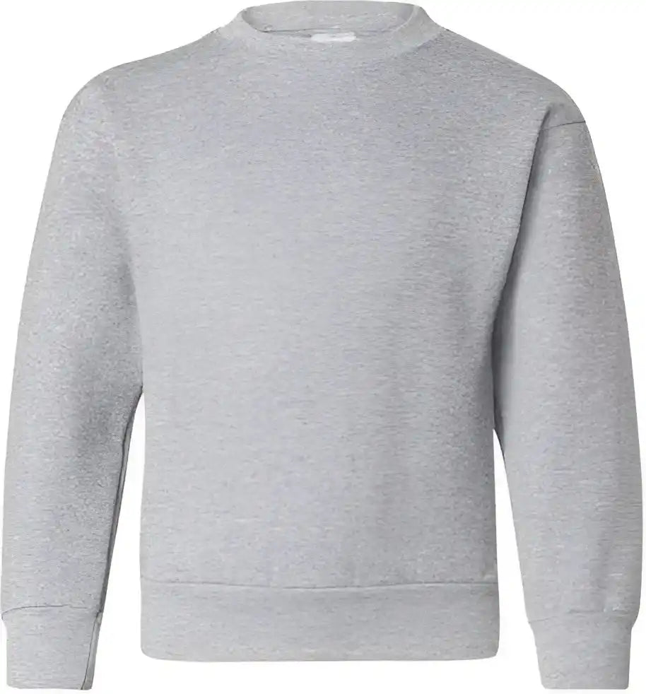 Hanes P360 Ecosmart Youth Crewneck Sweatshirt Light Steel