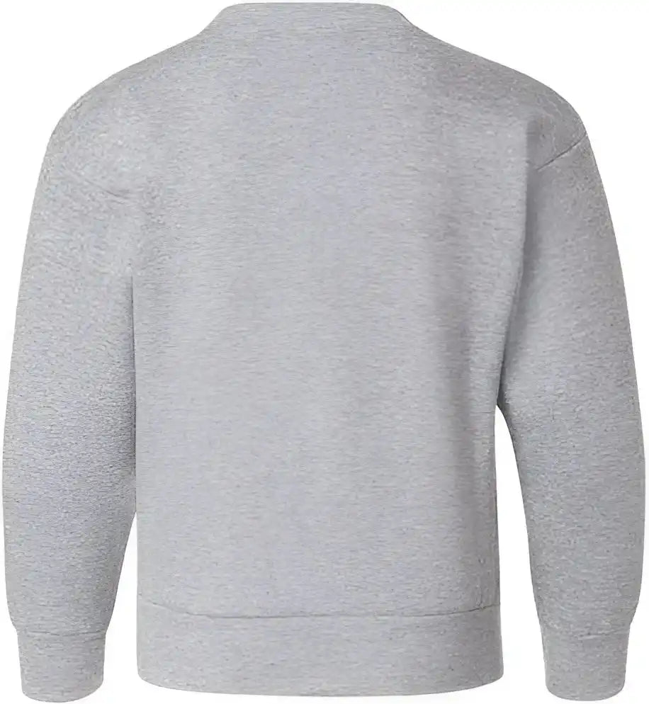 Hanes P360 Ecosmart Youth Crewneck Sweatshirt Light Steel
