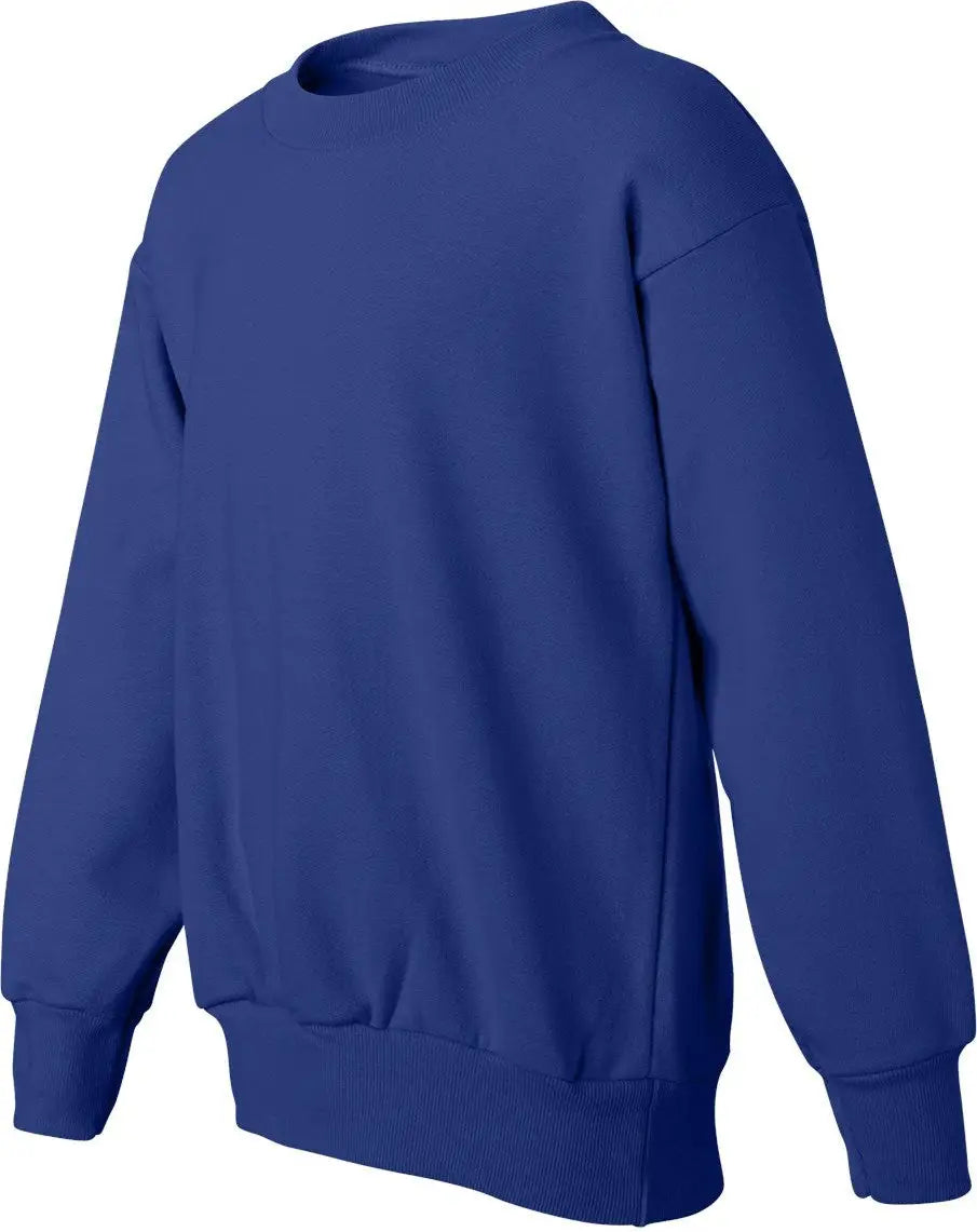 Hanes P360 Ecosmartâ Youth Crewneck Sweatshirt - Deep Royal