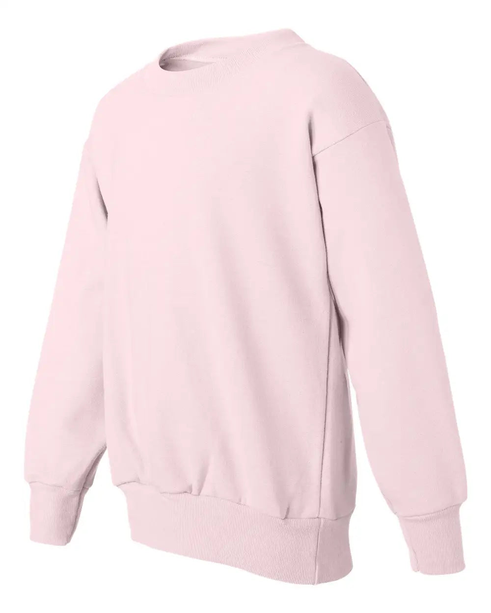 Hanes P360 Ecosmartâ Youth Crewneck Sweatshirt - Pale Pink