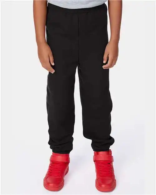 Hanes P450 Ecosmart Youth Sweatpants - Black