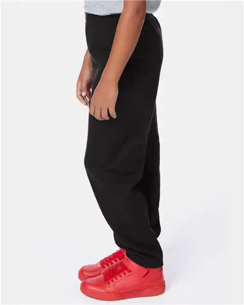 Hanes P450 Ecosmart Youth Sweatpants - Black