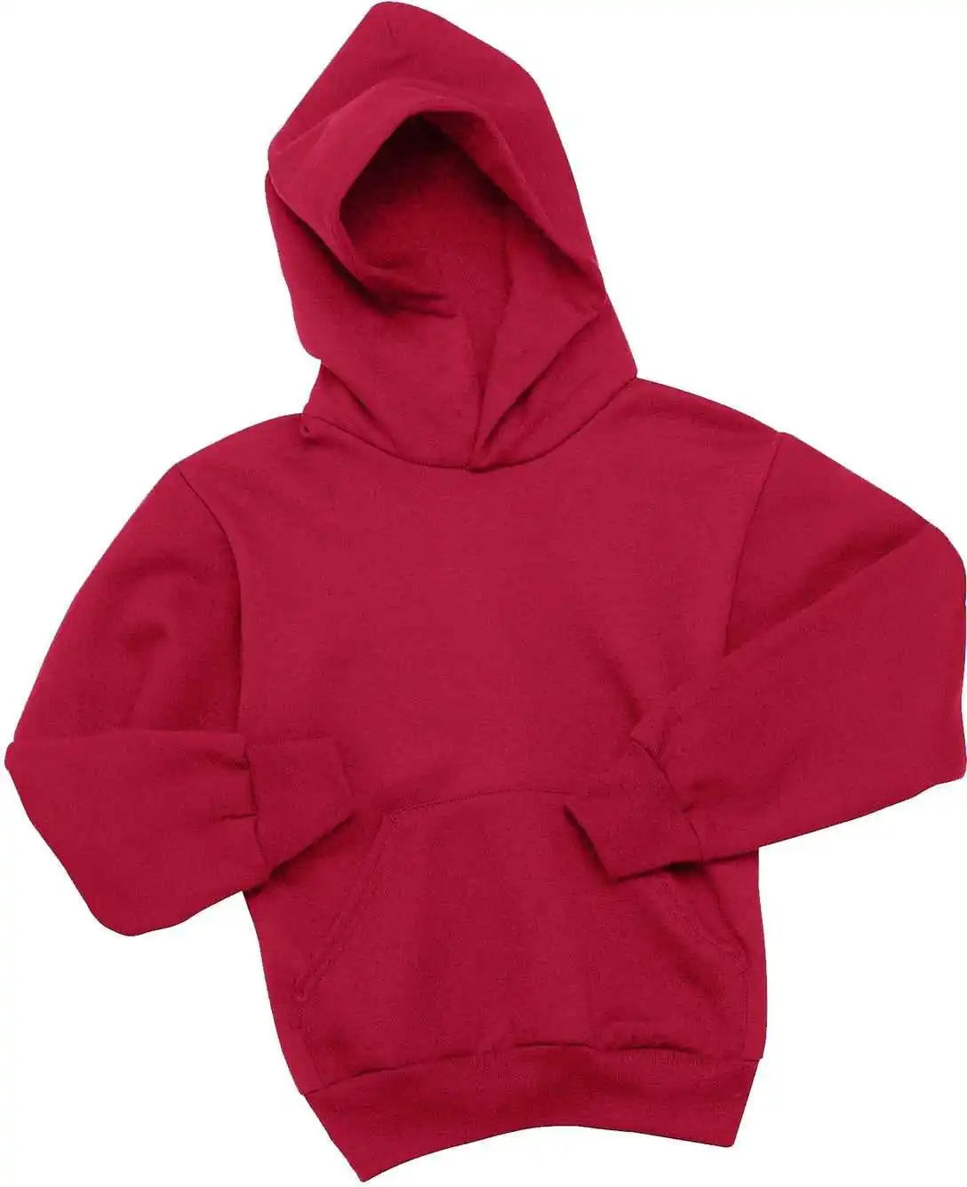 Hanes P470 Youth Ecosmart Pullover Hooded Sweatshirt Deep Red