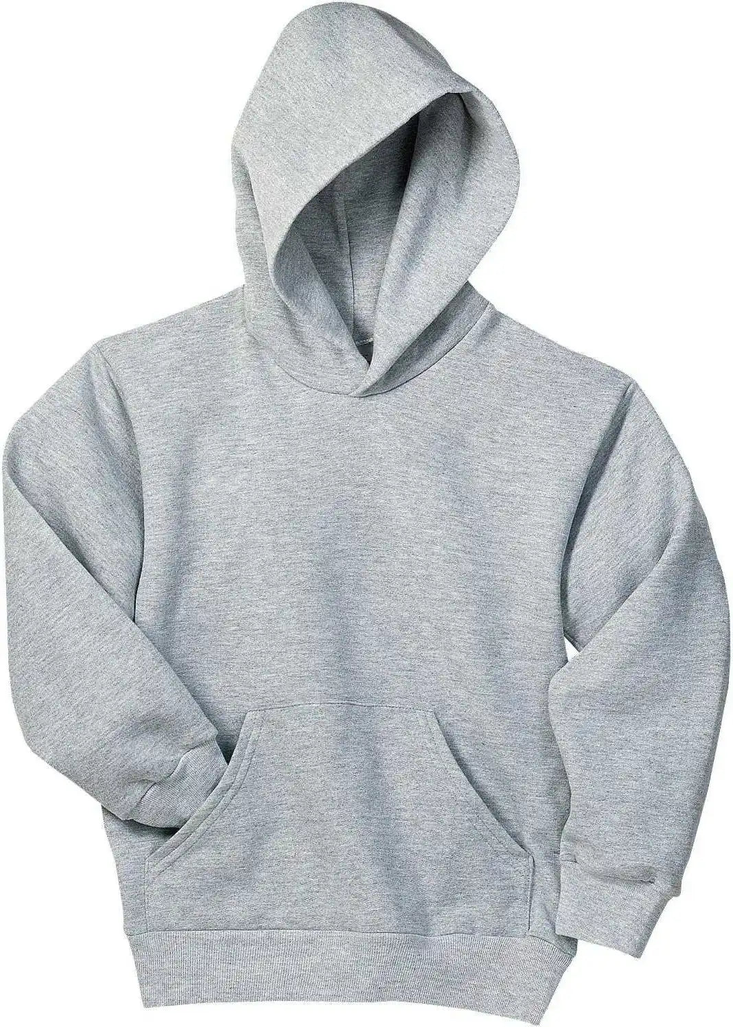 Hanes P470 Youth Ecosmart Pullover Hooded Sweatshirt Light Steel