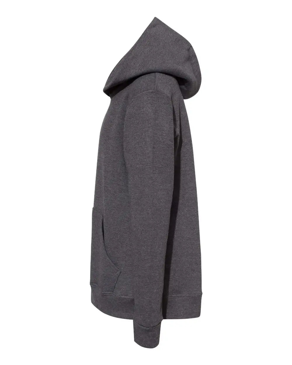Hanes P473 Ecosmart® Youth Hooded Sweatshirt - Charcoal Heather