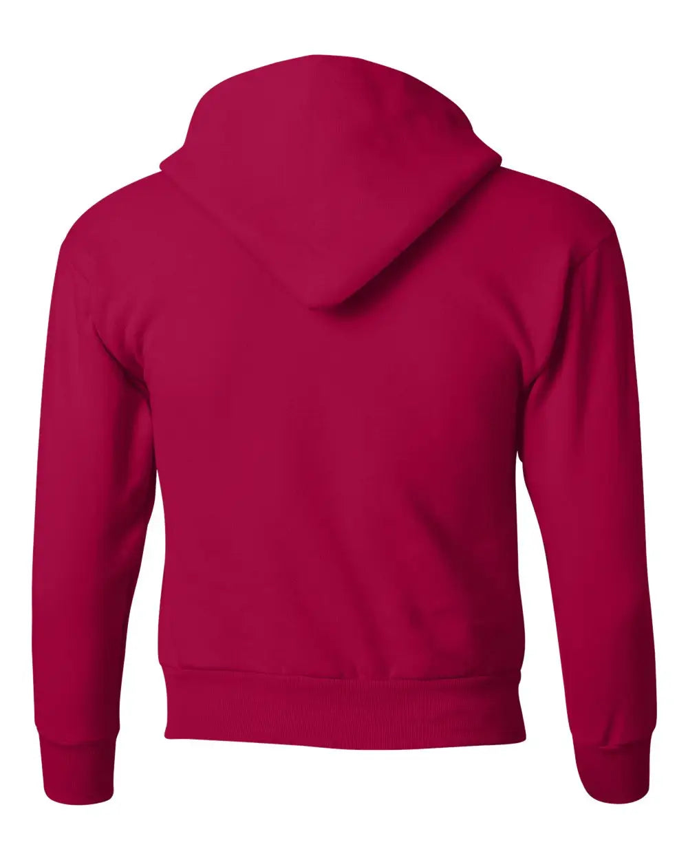 Hanes P473 Ecosmart® Youth Hooded Sweatshirt - Deep Red - Xs
