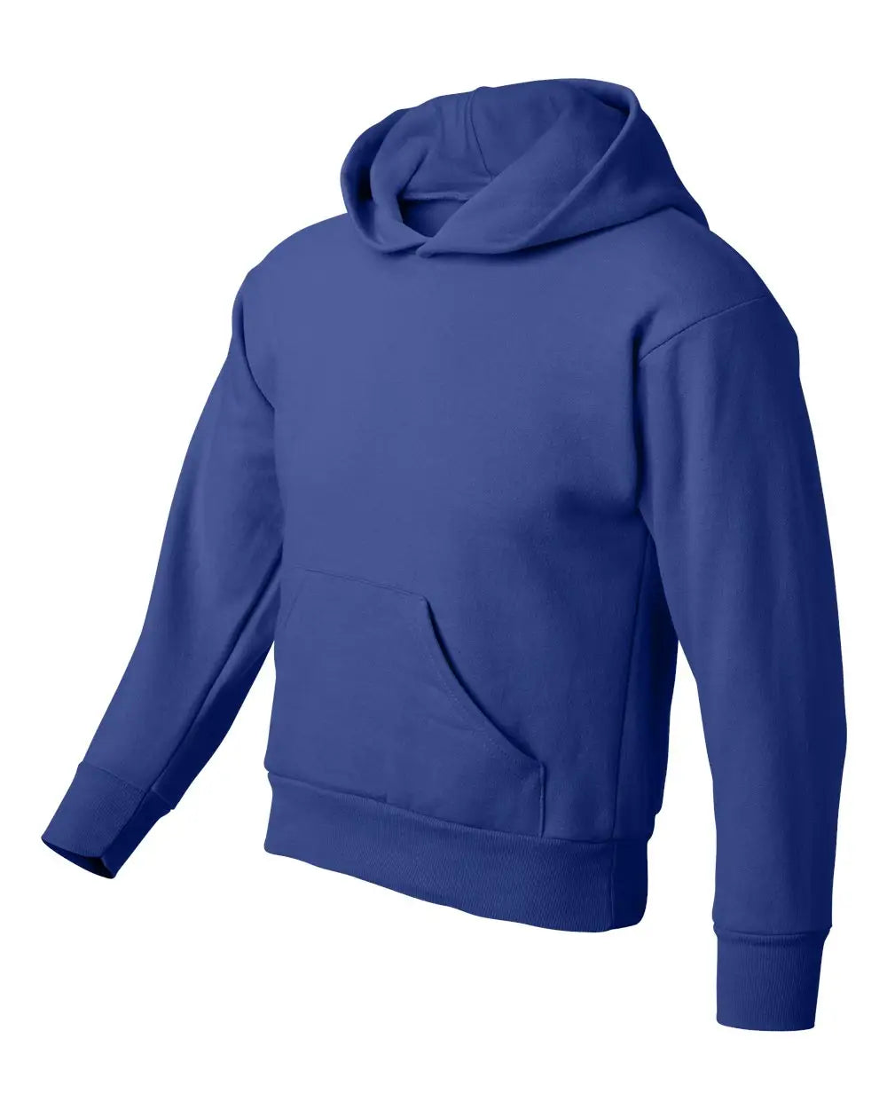 Hanes P473 Ecosmart® Youth Hooded Sweatshirt - Deep Royal - Xs