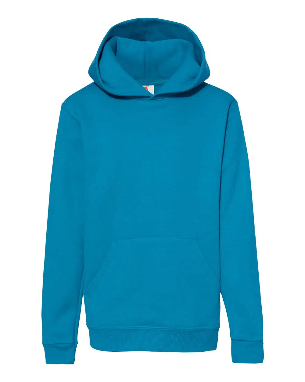Hanes P473 Ecosmart® Youth Hooded Sweatshirt - Teal - Xs