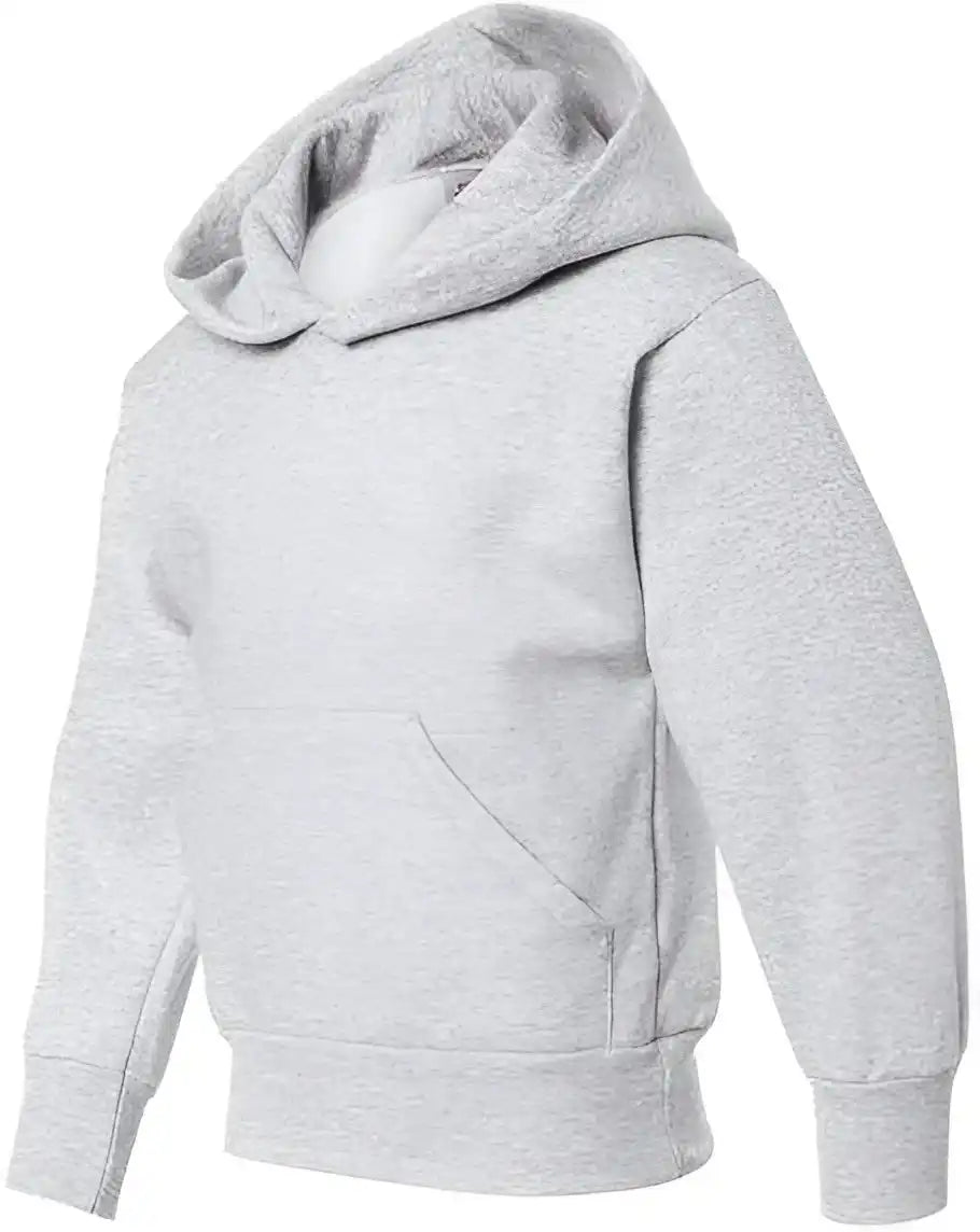 Hanes P473 Ecosmart Youth Hooded Sweatshirt Ash