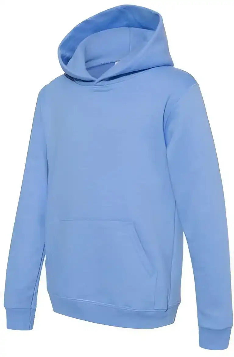 Hanes P473 Ecosmart Youth Hooded Sweatshirt - Carolina Blue