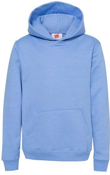 Hanes P473 Ecosmart Youth Hooded Sweatshirt - Carolina Blue