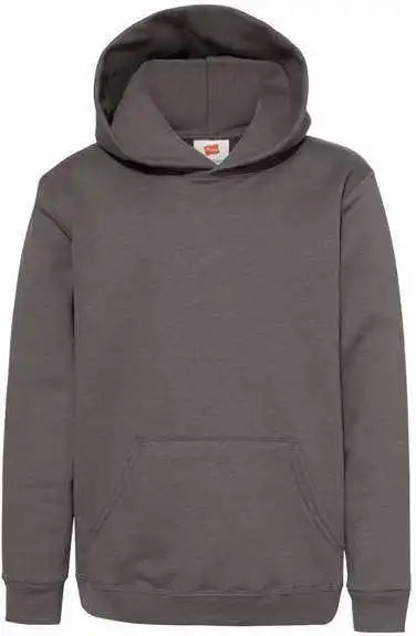 Hanes P473 Ecosmart Youth Hooded Sweatshirt - Smoke Grey