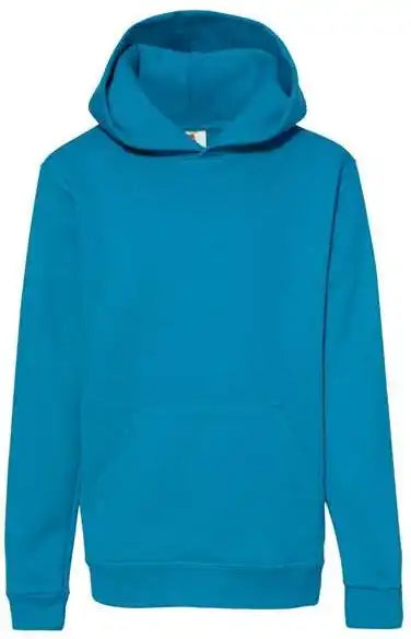 Hanes P473 Ecosmart Youth Hooded Sweatshirt - Teal