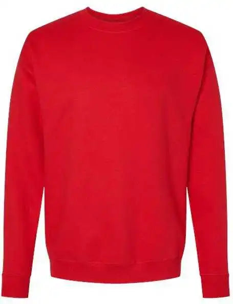 Hanes Rs160 Perfect Fleece Crewneck Sweatshirt Athletic Red