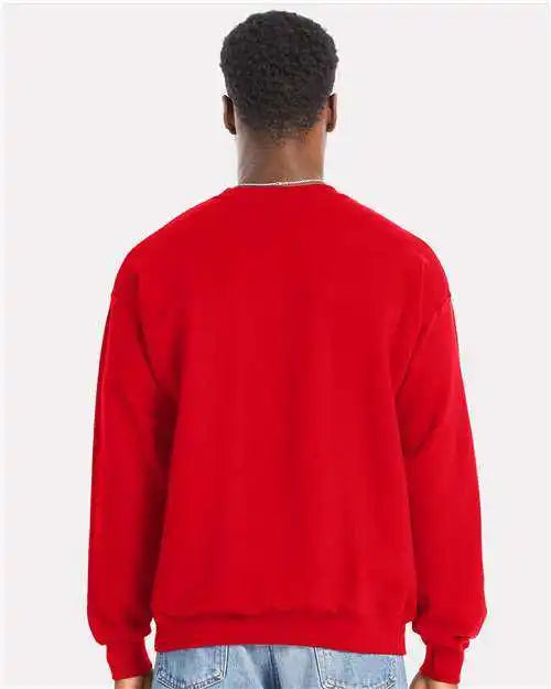 Hanes Rs160 Perfect Fleece Crewneck Sweatshirt Athletic Red