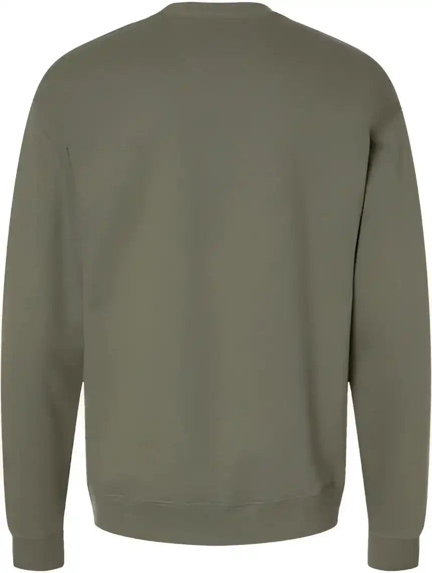Hanes Rs160 Perfect Fleece Crewneck Sweatshirt Fatigue Green