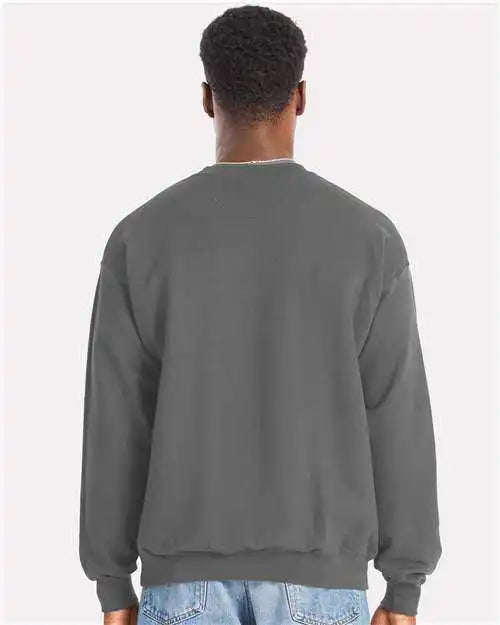 Hanes Rs160 Perfect Fleece Crewneck Sweatshirt Smoke Gray