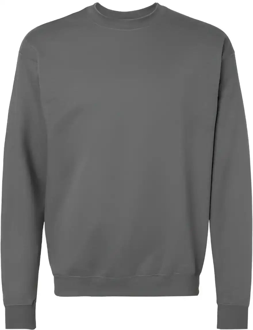 Hanes Rs160 Perfect Fleece Crewneck Sweatshirt Smoke Gray